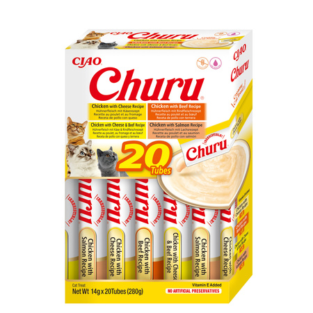 INABA Churu for cats – chicken and beef mix 20x14g