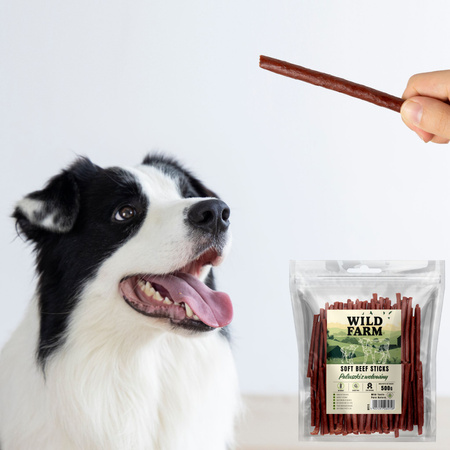 WILD FARM beef sticks 2x500g dog treats