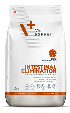 no pork VETEXPERT Veterinary Diet Dog Intestinal Elimination 2kg