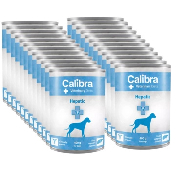no pork Calibra Veterinary Diets Dog Hepatic 24x400g