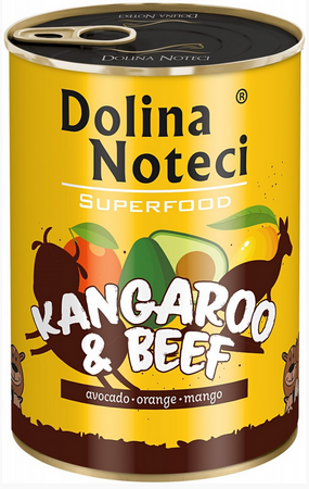 no pork Dolina Noteci Superfood Kangaroo and Beef 400g