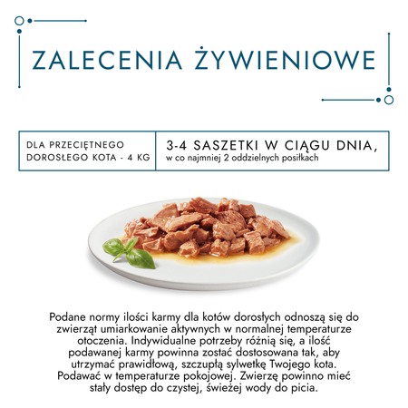 Gourmet Perle Cat food fillets in tasty sauce 340g (4 x 85g)