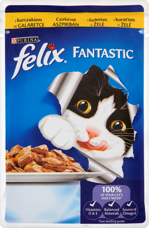 NO PORK Felix Fantastic Chicken in Jelly 85g