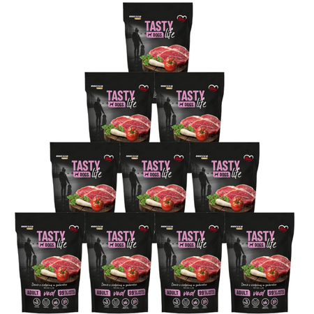 Tasty Dogs Life Veal in jelly 10x500g