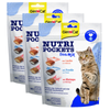 GIMCAT NUTRI POCKETS Sea Mix Taurine 3x150g