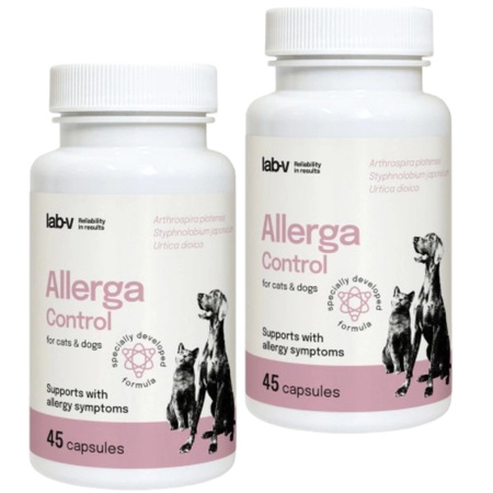 Lab-v Allerga Control – Support for allergy symptoms 2x45 capsules