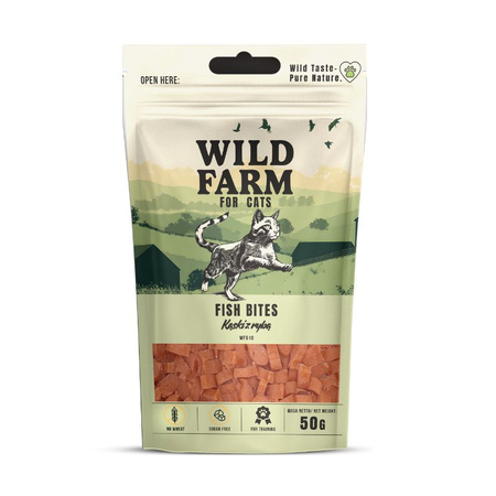 WILD FARM Fish bites 50g cat treat