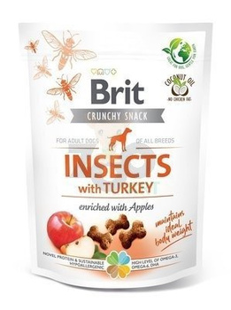 no pork Brit Care Dog Crunchy Cracker Insects Rich In Turkey 200g