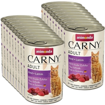 no pork Animonda Cat Carny Adult Beef and Lamb 18x400g