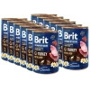 no pork Brit Premium By Nature Turkey With Liver 12x400g