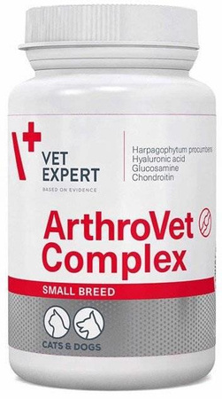 VETEXPERT Arthrovet HA Complex Small Breed &amp; Cats 60 Capsules