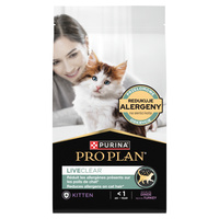 PRO PLAN LiveClear Kitten Food Rich in Turkey 1.4 kg