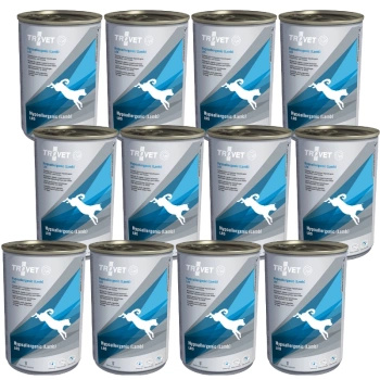 no pork TROVET LRD Hypoallergenic Lamb for Dogs Can 12x400g