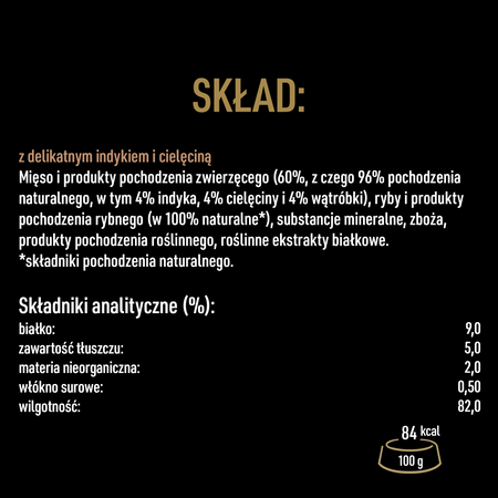 CESAR Junior tray 14x150 g – complete wet food for puppies, with turkey and veal, in pate