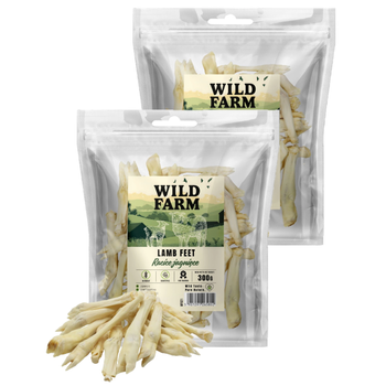 WILD FARM lamb hooves 2x300g dog treats