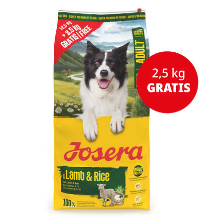 JOSERA Adult Lamb & Rice 12.5+2.5 kg
