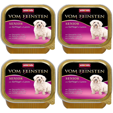 Animonda Dog Vom Feinsten Senior Poultry with lamb 22x150g