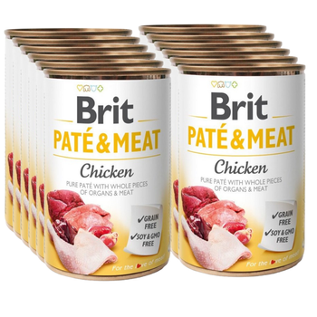 no pork Brit Pate & Meat with Chicken 12x400g