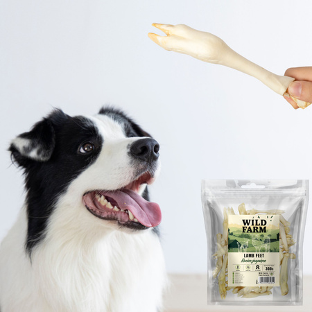 WILD FARM lamb hooves 2x300g dog treats