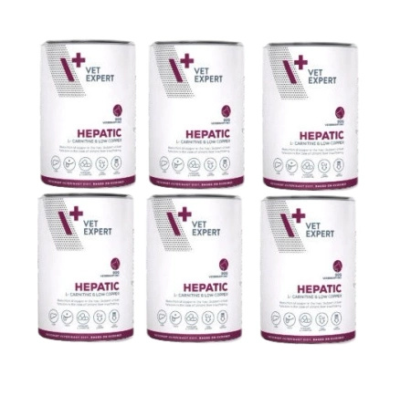 no pork VETEXPERT Veterinary Diet Hepatic Dog 6x400g