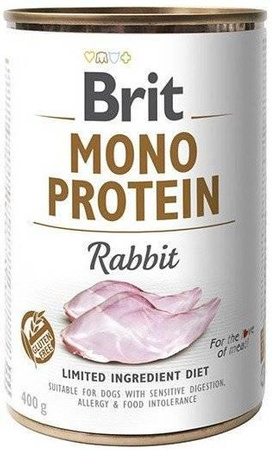 no pork Brit Mono Protein with Rabbit 6x400g