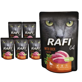 no pork Dolina Noteci Rafi Cat Adult with Duck 10x100g