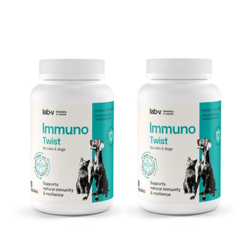 Lab-v Immuno Twist – supports natural immunity and vitality in dogs and cats 2x60 twist-off capsules