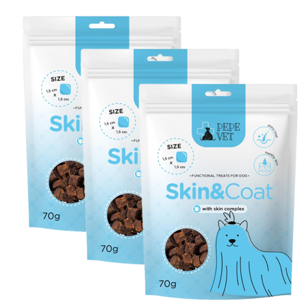 PEPE VET Skin and coat 3x70g 