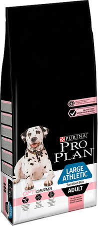 no pork Purina Pro Plan Large Adult Athletic Optiderma Salmon & Rice 14kg