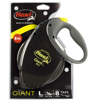 Flexi Genuine Giant L Leash 8m Up to 50 kg - Neon