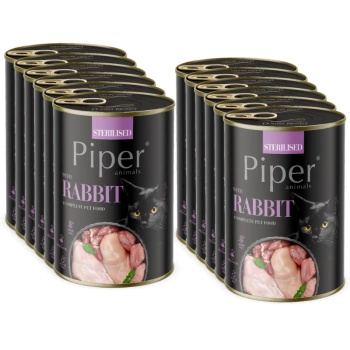 DOLINA NOTECI Piper for sterilized cats with rabbit 12x400g