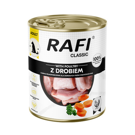 DOLINA NOTECI Rafi Classic wet dog food with poultry 12x800g