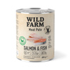 WILD FARM Pate Salmon & Fish 12x800g gluten-free dog food