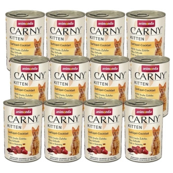 no pork Animonda Cat Carny Kitten Poultry Cocktail 12x400g