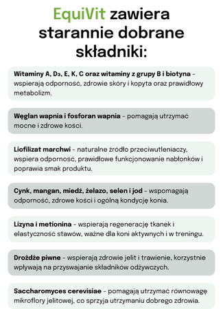Lab-v EquiVit Dietary feed mix for horses and ponies supporting immunity, the skeletal and joint system, and proper metabolism 2000 g