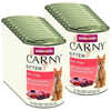 ANIMONDA Cat Carny Kitten flavour: beef, turkey 18x400g