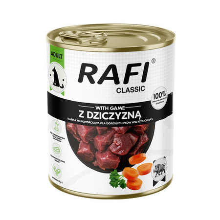 DOLINA NOTECI Rafi Classic wet dog food with venison 800g