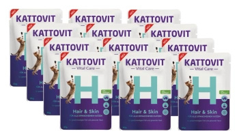 no pork Kattovit Vital Care Hair & Skin 12x85g