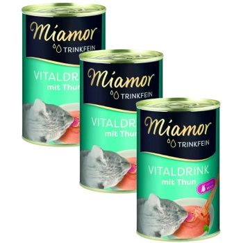No pork  Miamor VitalDrink with tuna 3x135ml