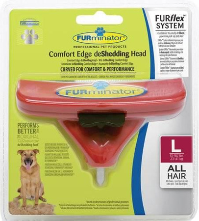 FURMINATOR Furflex combing head for combing out the undercoat of large breeds of dogs