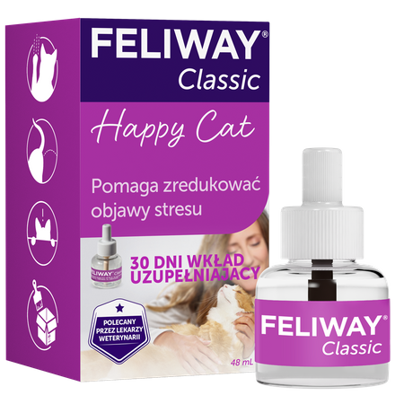 Ceva Animal Health Polska Sp. z O.o Feliway Classic Diffuser Cartridge 48ml