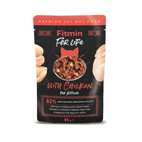no pork Fitmin Cat For Life Kitten Chicken 85g