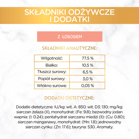 Purina Gourmet Gold mousse with salmon 85g