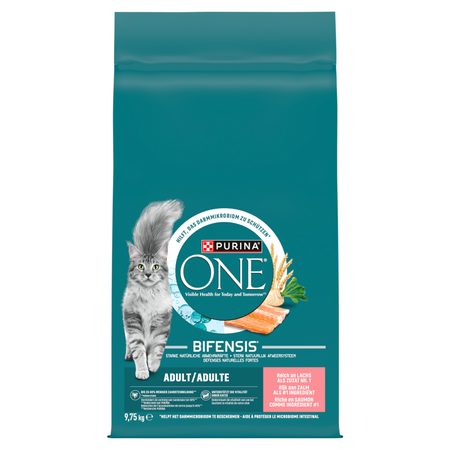 Purina One Adult Salmon & Wheat food for adult cats 9.75 kg