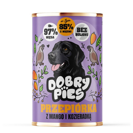 Dobry Pies Quail with mango and fenugreek 400g