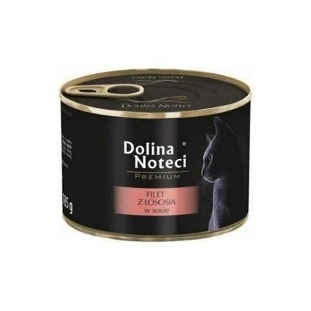 no pork Dolina Noteci Premium For Cats Salmon Filet In Sauce 185g