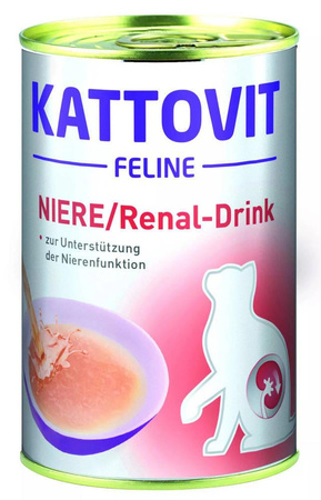 NO PORK Kattovit Drink Niere/Renal Chicken 12x135ml