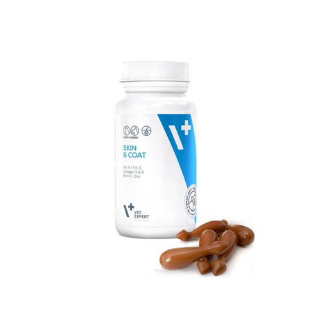 VET EXPERT SKIN & COAT - skin and coat preparation for dogs and cats 30 capsules