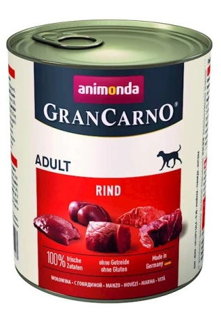 no pork Animonda GranCarno Adult Dog Beef 6x800g