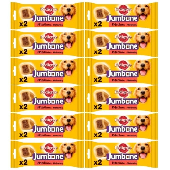 no pork Pedigree Jumbone Snack for Adult Medium Dogs with Beef 12x180g